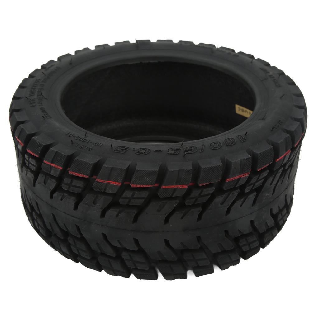 Electric Scooter Tire 11 Inch Anti Slip Rubber Shock Absorbing Strong Grip Scooter Tyre for 100/65 6.5 Replacement