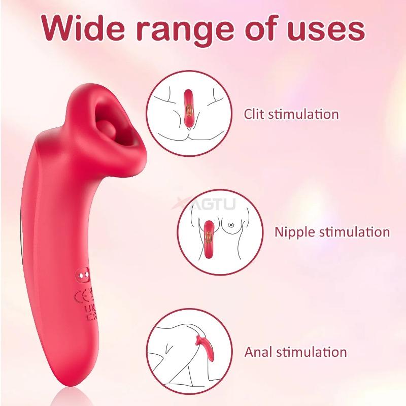 Sex Toys Vibrator Nipple Clitoris Tongue Licking Vibrador Masturbation Tools Women Vibration Sex Machine Vibrator Adult Supplies