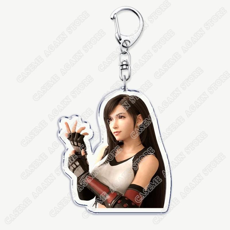 Portachiavi Gioco d'Azione per Accessori Portachiavi Gioielli Portachiavi Cloud Strife Ffvii Tifa Sephiroth Vincent Valentine Regali per Fan