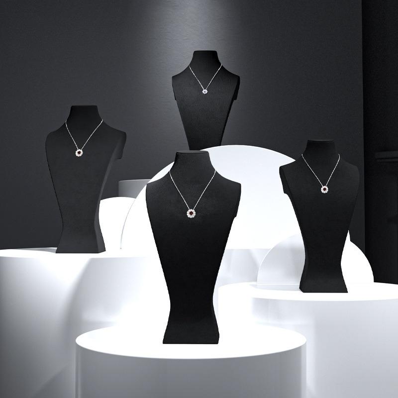 Premium Jewelry Display Stand Luxury Necklace Pendant Bust Counter Showcase Props