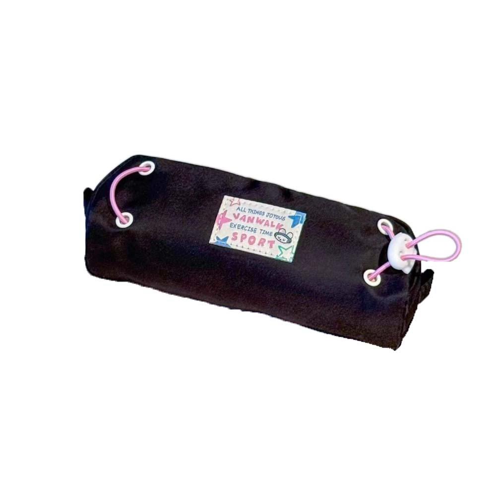 Y2K Stationery Bag Drawstring Pencil Case Fashion Cartoon Pen Pouch  Signature