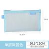 Large Capacity Pouches Stationery Cosmetic Makeup Bags Transparent Black White Mesh Case Storage Clear Toiletry School Bag Purse