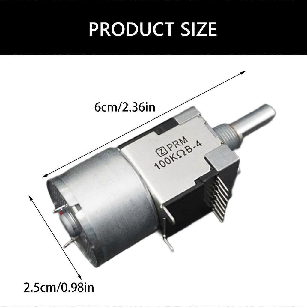 Volumeregelaars Paneel 100K ALPS motor Potentiometer Afstandsbedieningen Versterkers Volumes voor Voorversterker Eindversterker Hoofdtelefoon Geluid