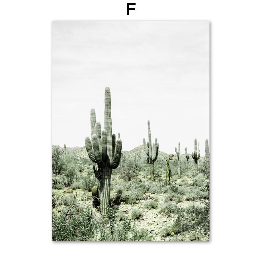 Road Giant Cactus Colorado River Canyon Nordic Posters And Prints Canvas Painting Wall Art Pictures For Living Room Home Decor