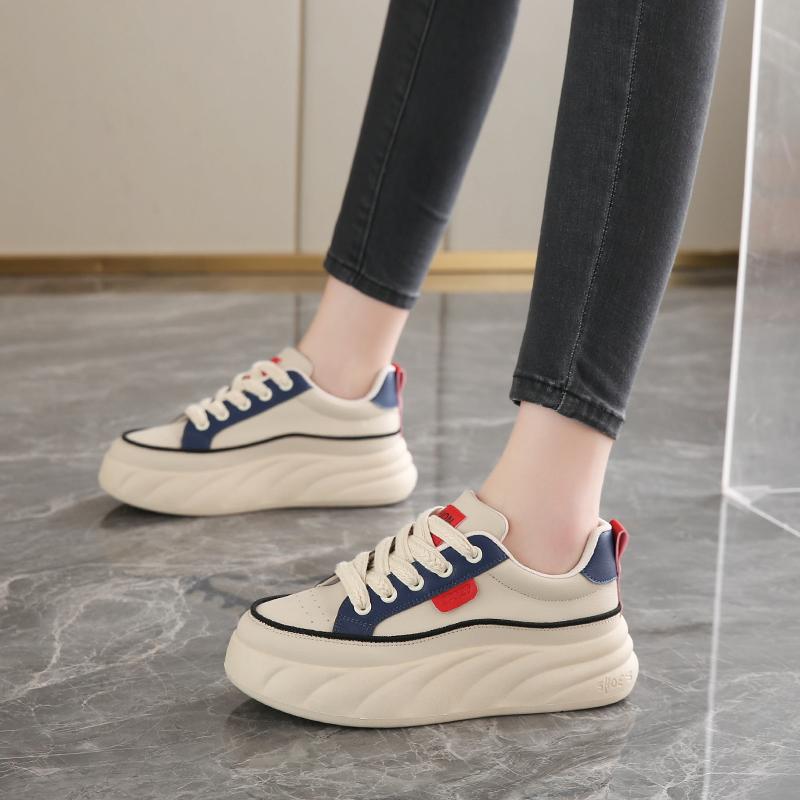 Board shoes new autumn muffin platform shoes size soft sole pregnant women sports and leisure shoes
