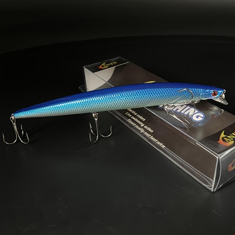 1pc Big Bionic Minnow Lure Artificial Bait 180mm/24g Half Water Fishing Lure Fishing Tackle  - Perfect for Catching Big Fish