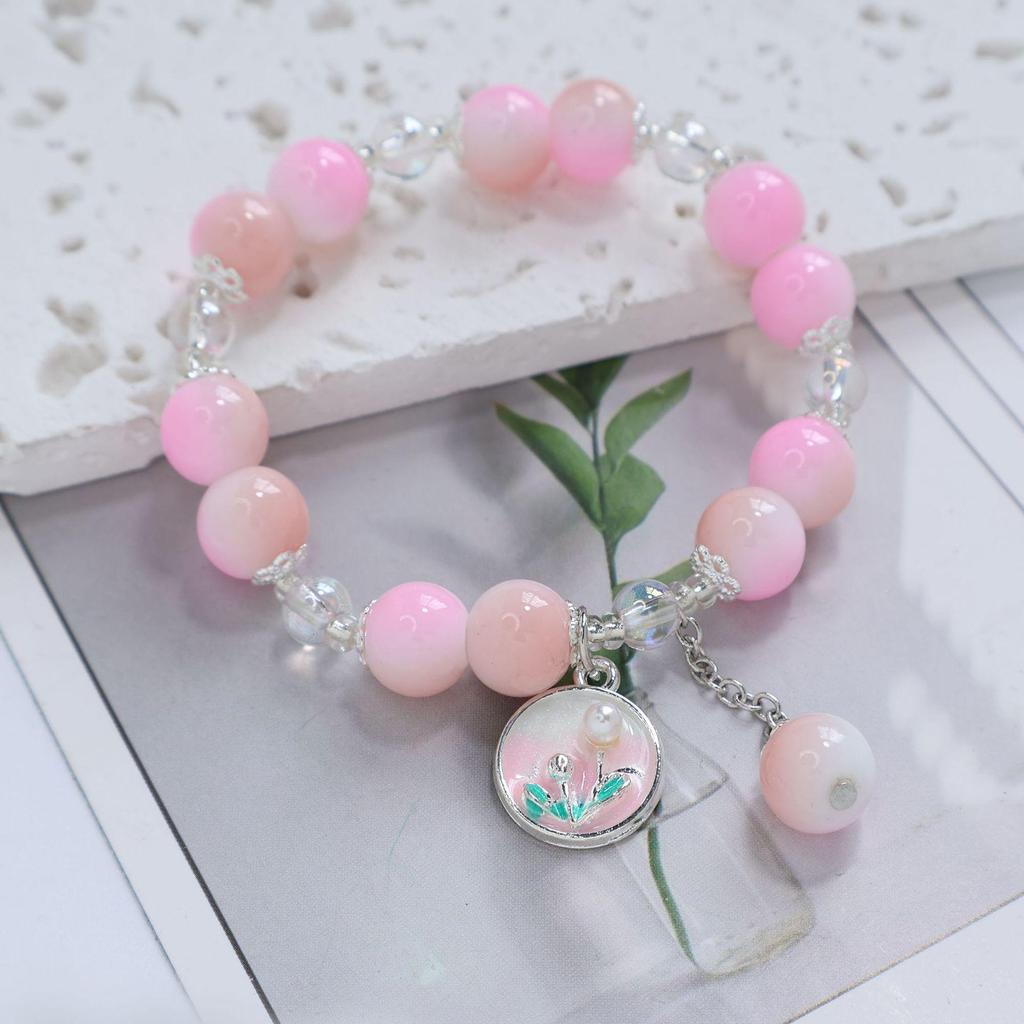 Mori Style Mermaid Crystal Bracelet – Versatile Niche Design for Women, Ideal for Students and Best Friends