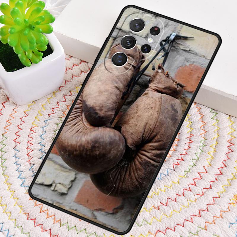 Boxing Gloves Hanging On a Wall Phone Case for Samsung Galaxy Note 10 Pro S26 Ultra S23 S24 FE S25 S21 S22 PLUS Shockproof Cove