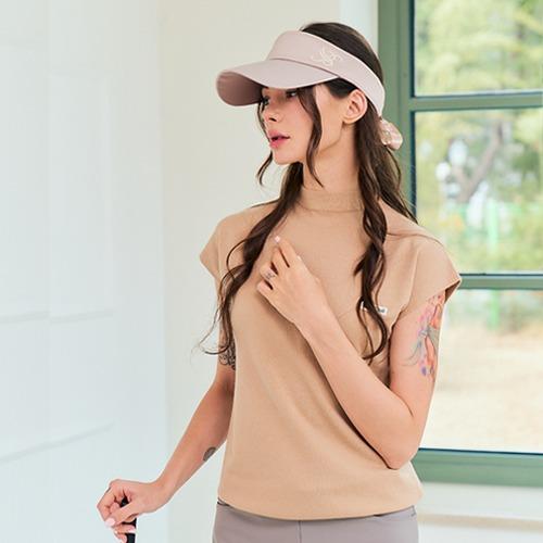 Venezia 12 Sleeveless Mock Neck Beige Free/Free