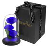 Luckystar Beauty and The Beast Handmade preserved flowers made with real never eternal 3 blooms in a glass gift perfect for anniversary or as a gift