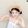 Panda Cat Fishing Plush Headband Hair Accessories Girls Cartoon Hairband  for Gift