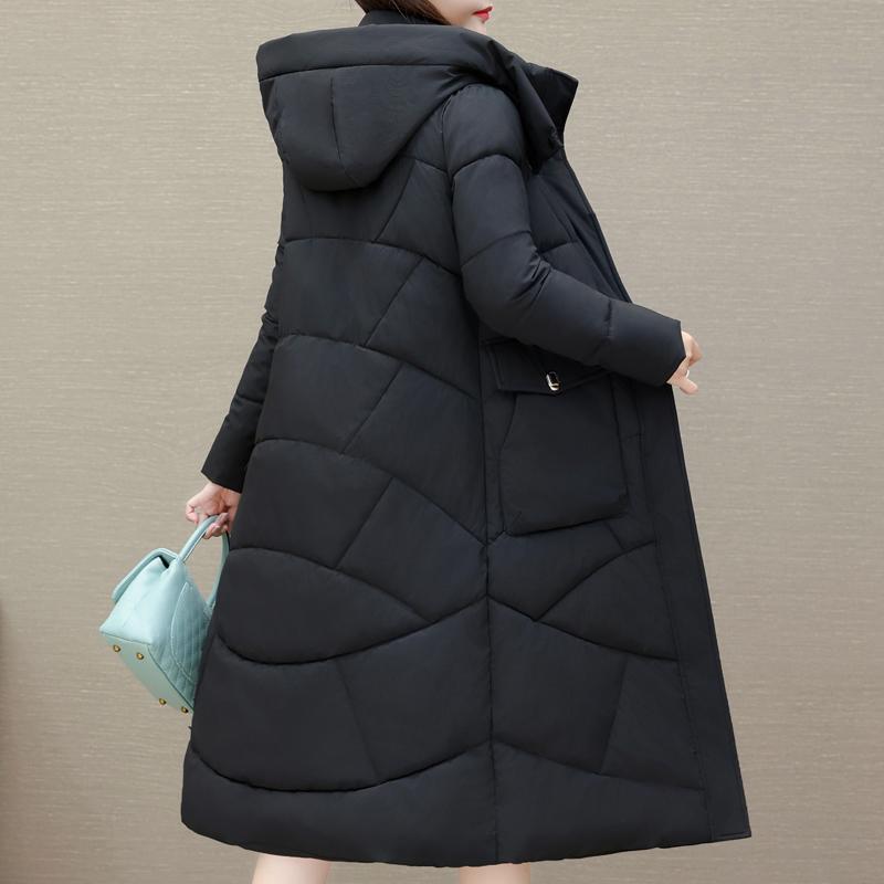 Winter Coat Female Long Parkas Hooded Elegant Thick Warm Jacket Winter Clothes High Quality