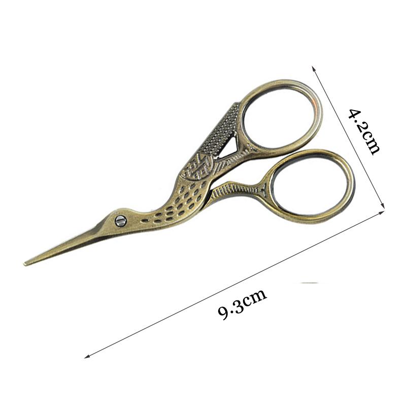 Peacock Stork Vintage Sewing Needlework Color Scissors Tailor Embroidery Scissor Crafts DIY Tailoring Fabric Cloth