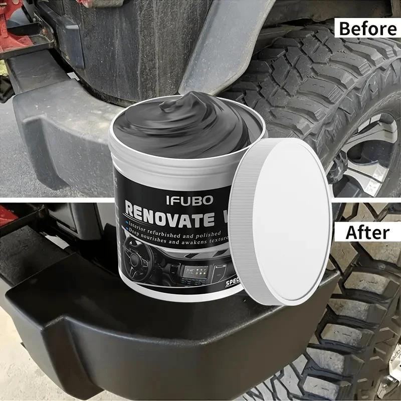 Multi-purpose Automotive Interior Renovation Wax Plastic Parts Repair Agent, Tire Protection Agent, Whitening Agent, Sponge