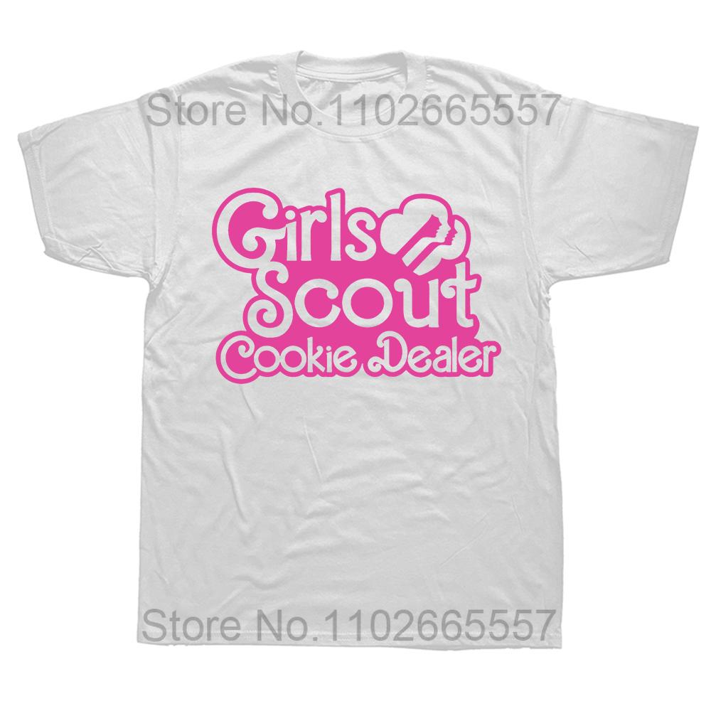 Funny Scout For Girls Cookie Dealer T Shirts Graphic Cotton Streetwear Short Sleeve Scouting Gifts Summer Style Tshirt S