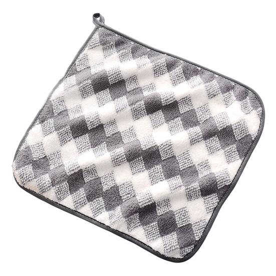 Cleaning Cloth Breathable Quick-dry Coral Fleece Versatile Water Absorbent Washing Dishcloth Household Supplies