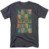 Battlestar Galactica 35th Anniversary Cast T Shirt Licensed Sci-Fi TV Charcoal