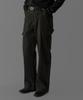 Baulopeulodeogteu Slant Cargo Pants [Charcoal Brown]