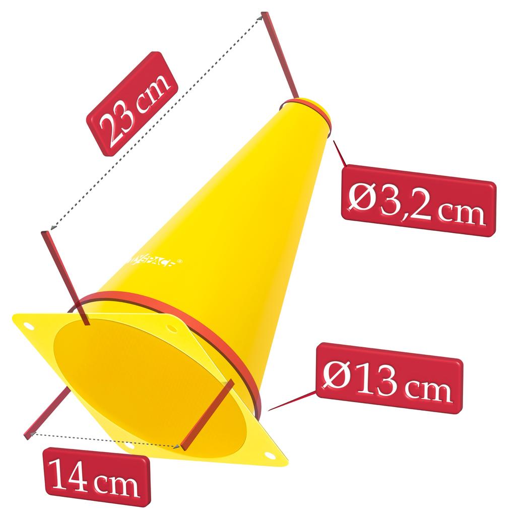 Soccer Training Cones - Set Of 10