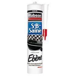 Mastic - rubson - c.280ml - ébène - élastomère silicone - étanchéité salle de bain