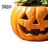 Pumpkin Shape Decor for Desktop Bookshelf Halloween Planter, Resin Jack-O-Lantern Flower Pot, Decorative Weatherproof Pot Flowers Plant Succulents