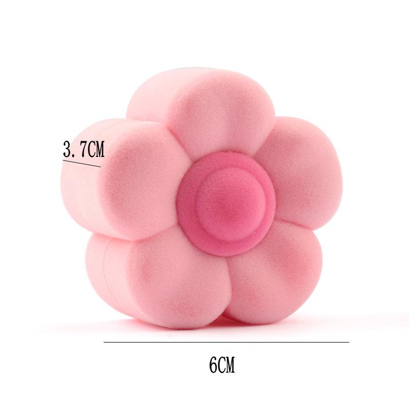1 Piece lovely Flower Jewelry Box Velvet wedding Ring box Necklace Display Box Gift box Container Case for Jewelry Packaging
