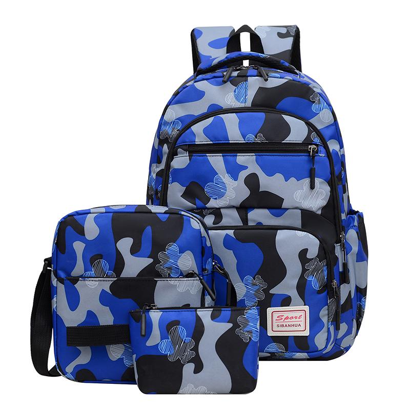 High Quality Backpack 3pcs/set Male Backpacks High School Bags For Women Shoulder Student Travel Bag Large Capacity Computer Bag