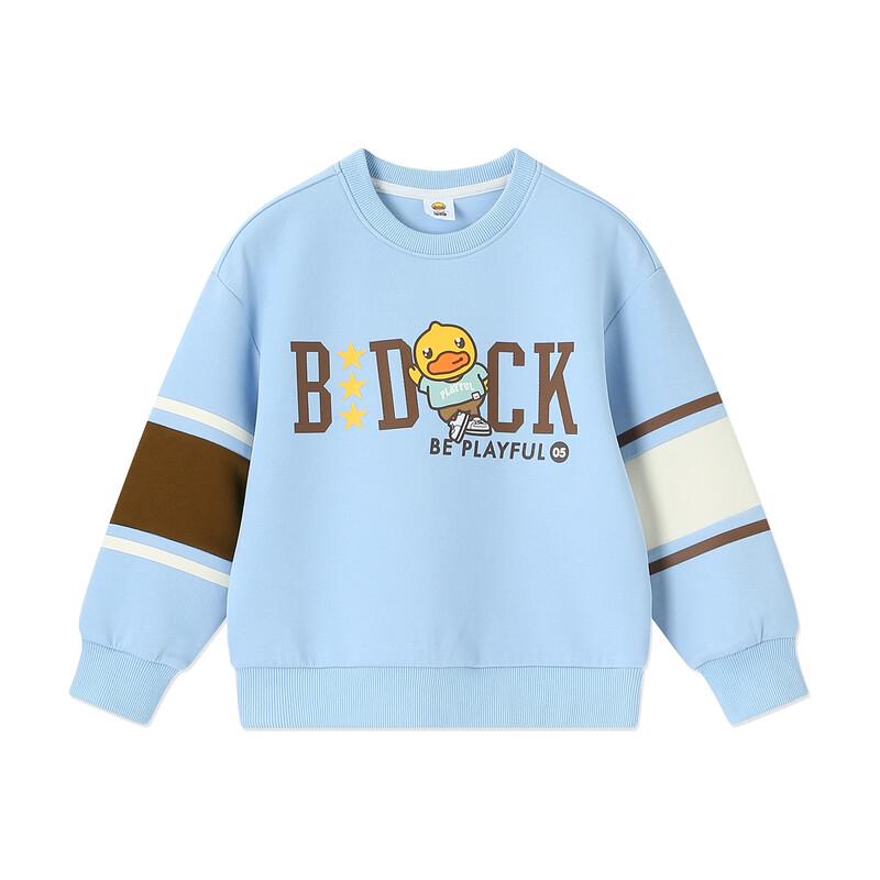 B.Duck Boys' Cartoon Print Sweatshirt