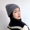 Women's Winter Daily Henders Knit Gray Beanie Hat