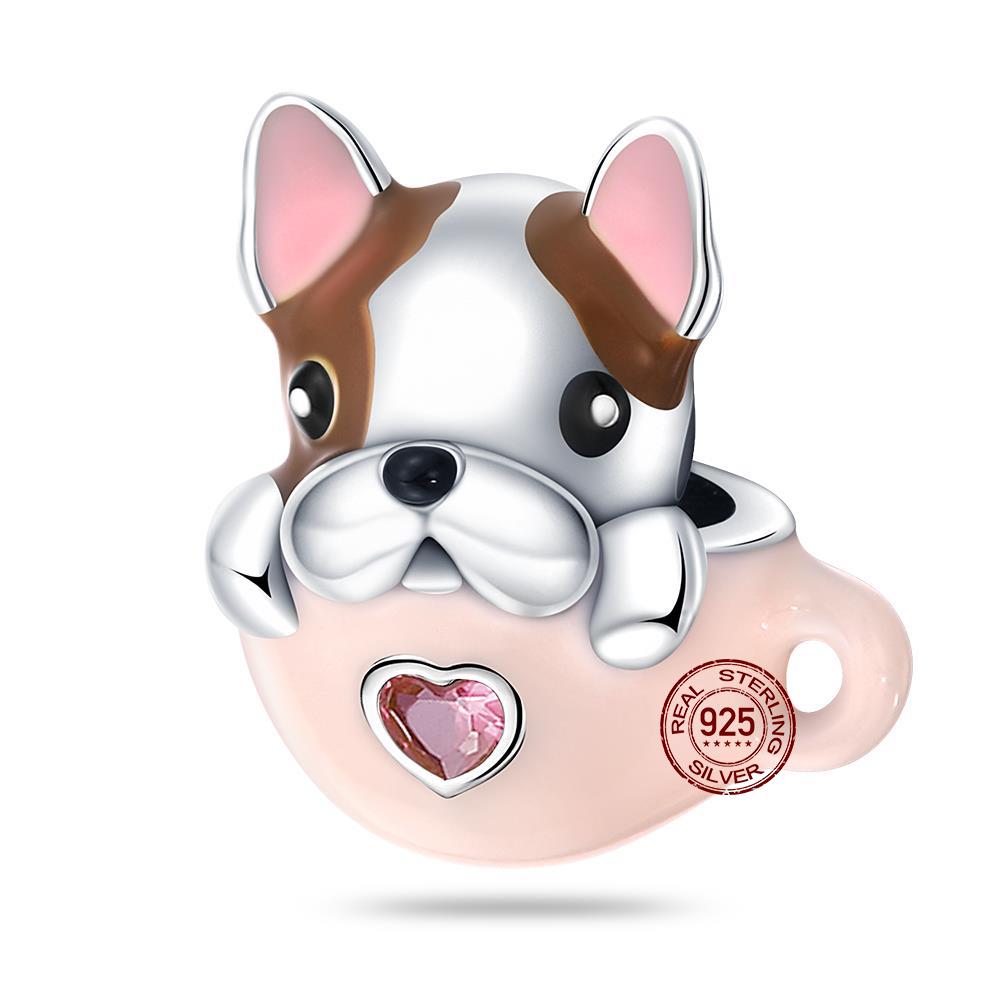 Cute Animals Beads Charms Fit Original 3Mm Bracelet Dog Cat Owl Rabbit Diy Jewelry Making Animals Protection