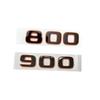 1pc Orange Rear Badge For BRABUS Sticker BRABUS Trunk Sticker Rear Sticker For  BRABUS ROCKET G800 G900 G63 G65 G700 W464