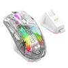 Xuanyinhu XYH20proRGB Wireless Bluetooth Transparent Gaming Mouse with Screen Charger