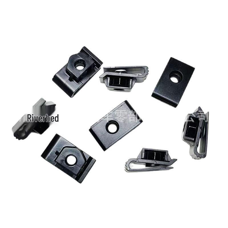 License Plate Holder Clip for Nissan, Infiniti, Qashqai, and Tiida Models (01241-01051) Clear Plastic