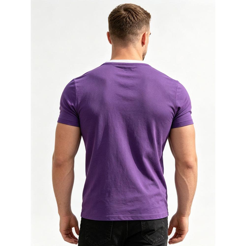Premium 95% Cotton Men's Polo Tee - Breathable Soft Touch Short Sleeve Shirt - Modern Fit Casual Wear with V-Neck Buttons
