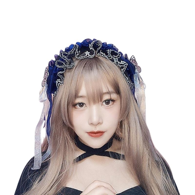 Bows Hairbands Adorkable Photo Props Halloween Anime Headbands Party Headpiece Fun Headbands for Music Festivals