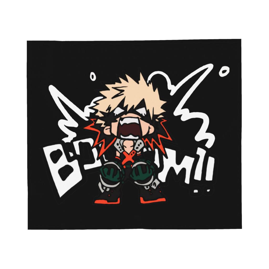 My Hero Academia Blankets Flannel All Season Collage Midori And Friends Portable Warm Throw Blanket for Sofa Travel Bedspreads