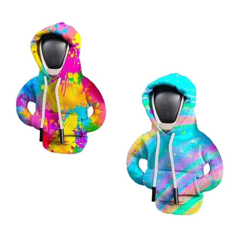 Hoodie Car Gear Shift Cover Fashion Gearshift Hoodie Car Gear Shift Knob Cover Manual Handle Gear Sweatshirt Change Lever Cover