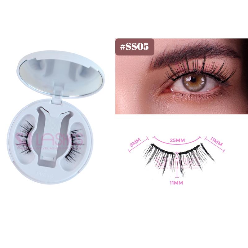 3-in-1 Upgrade Weiche Magnetische Wimpern Mit Magnetischer Wimpernzange