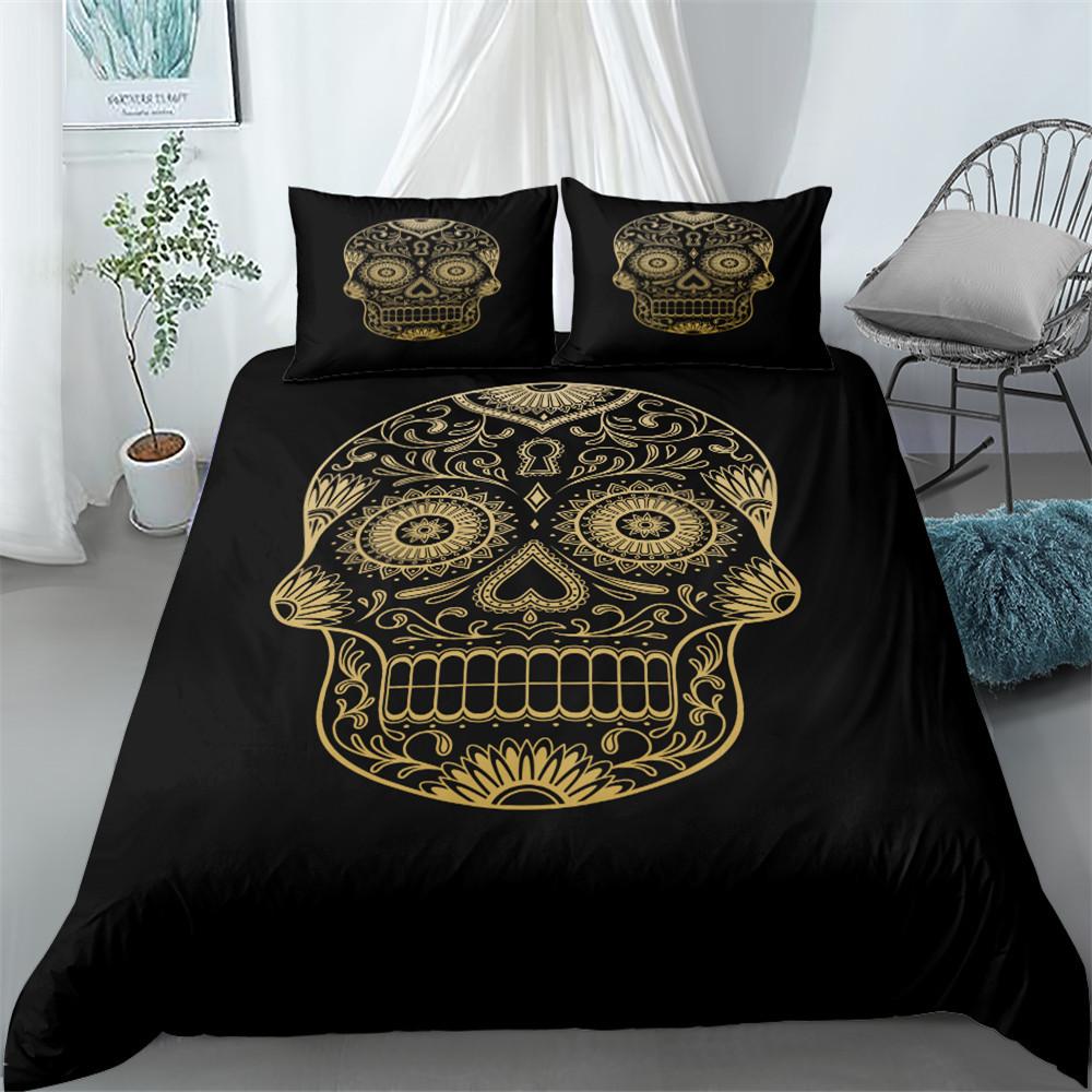 Gold Duvet Cover Bedding Set 240x220 Twin Queen King Size Comforter Double Bed Quilt Cover 135 Euro Bed Linen 2 Bedrooms 200x200