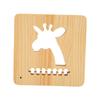 3D Wooden Giraffe Night Lamp Hollow Lamp Home Bedroom Office Decor for Children Friends Family