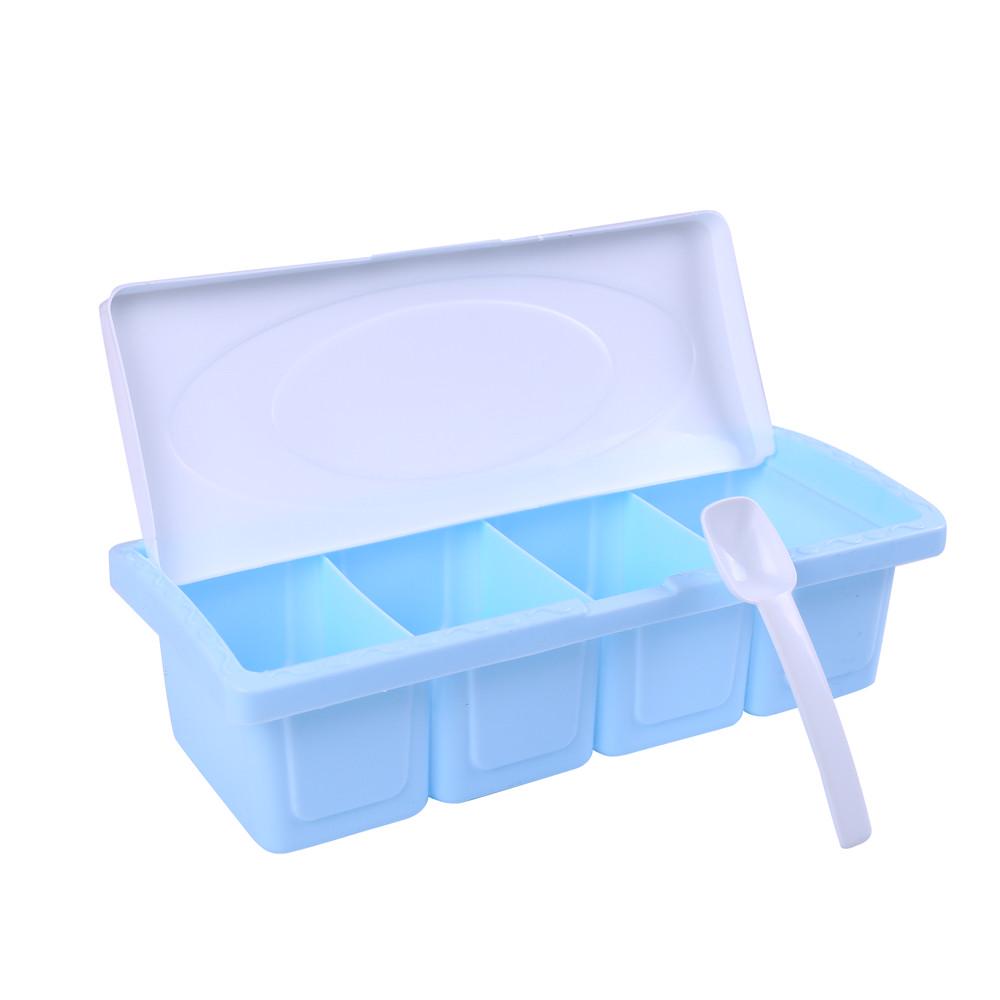 Seasoning Rack  Pots Box Storage Container Condiment Jar Kitchen Tool