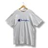 Vintage 90's Champion Script White Tshirt Baggy XLARGE Champion Reverse Weave Crewneck Champion Sweater Pullover Spell Out Print Logo Jumper