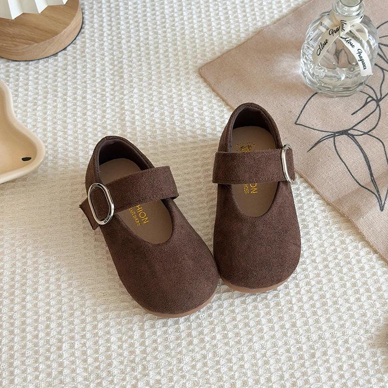 

Children Casual Shoes for Girls Spring Autumn New Fashion Korean Style Soft Bottom Anti-slippery Versatile Princess Shoes 36