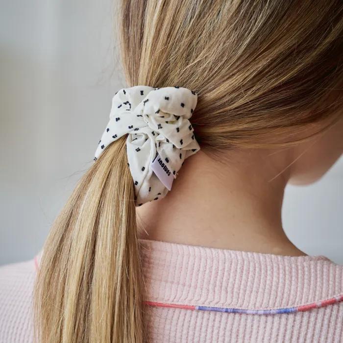 Polka Dot Hair Scrunchie