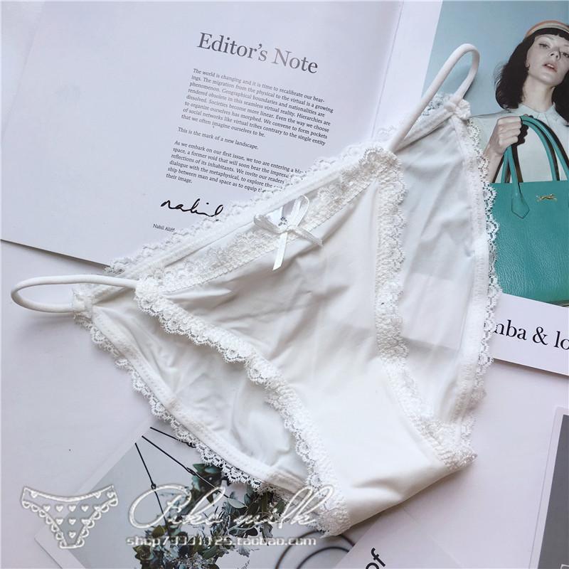 Sexy Cute Ice Silk Women's Underwear Ice Silk Lace Cute Sexy with Children Underwear