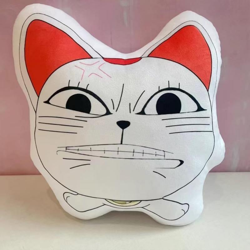 DAN DA DAN Turbo Granny Cosplay Cute Lucky Cat Plush Cotton Doll Hang Dango Bag Birthday Gift