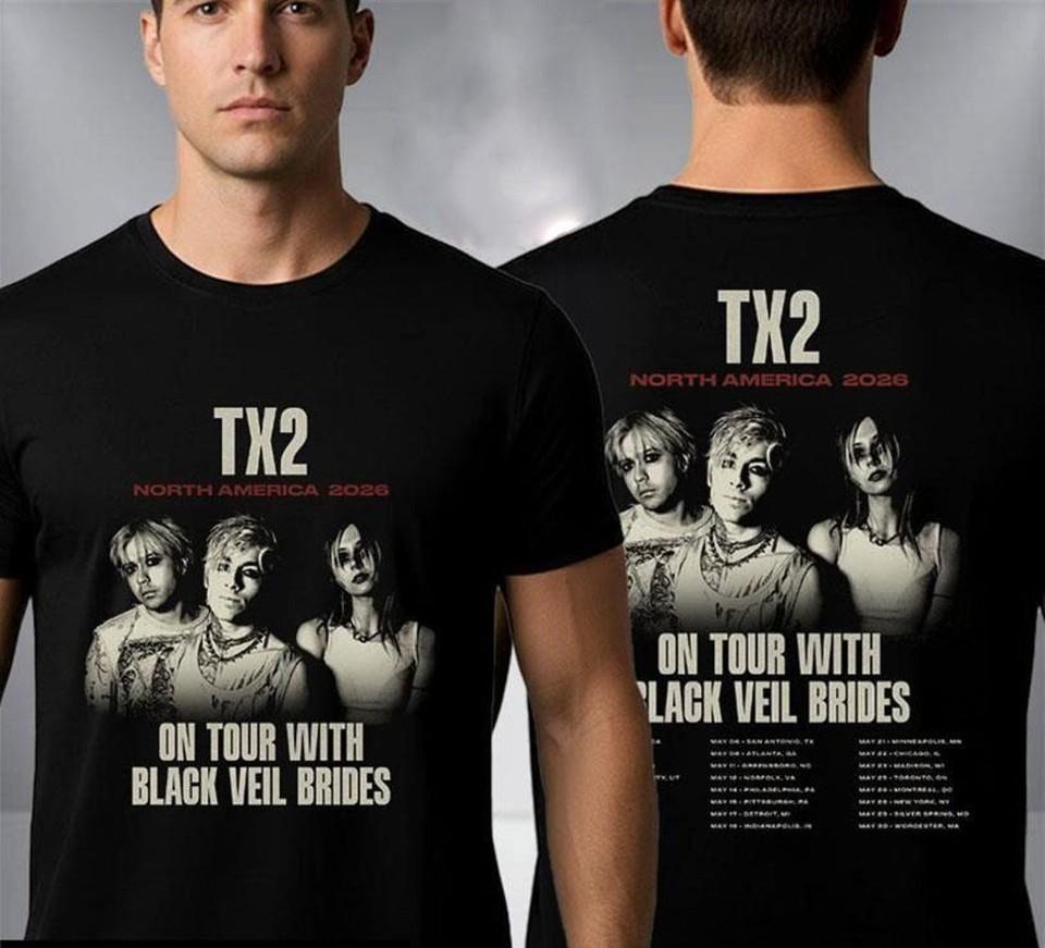 TX2 North America Tour 2026 Shirt Unisex T-Shirt XXXL
