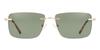 Rimless Rectangle Gold Smartbuy Collection Dune Jst 168 016 Fashion Unisex Sunglasses