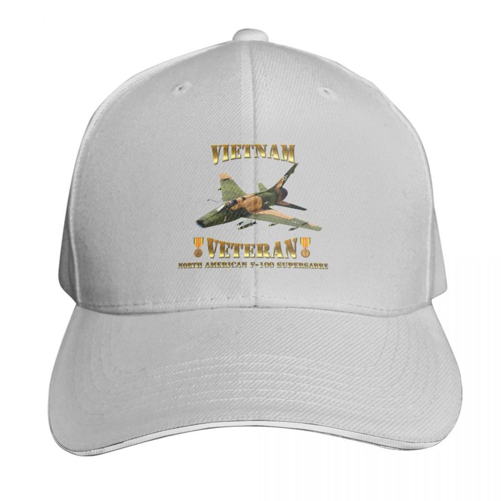 F Super Sabre Vietnam Veteran Baseball Cap Trucker Hat Ball Cap Mountaineering Fun Hats Womens Golf Clothing Unisexs