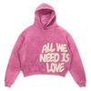 American Hip Hop Hoodie Loose Fit Gothic Skull Print Long Sleeve Sweatshirt Y2K Winter